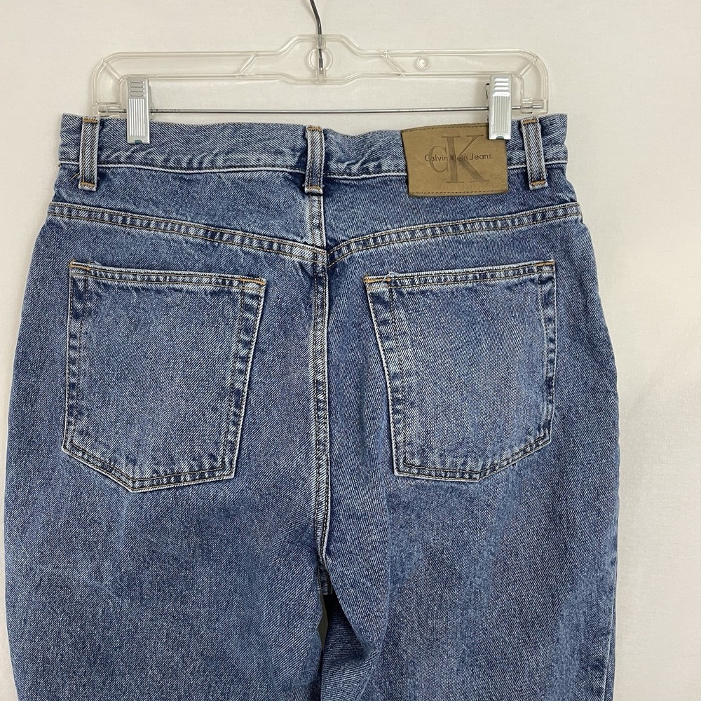 Calvin Klein Jeans Womens 12 Double Stone Wash Denim - Picture 3 of 11
